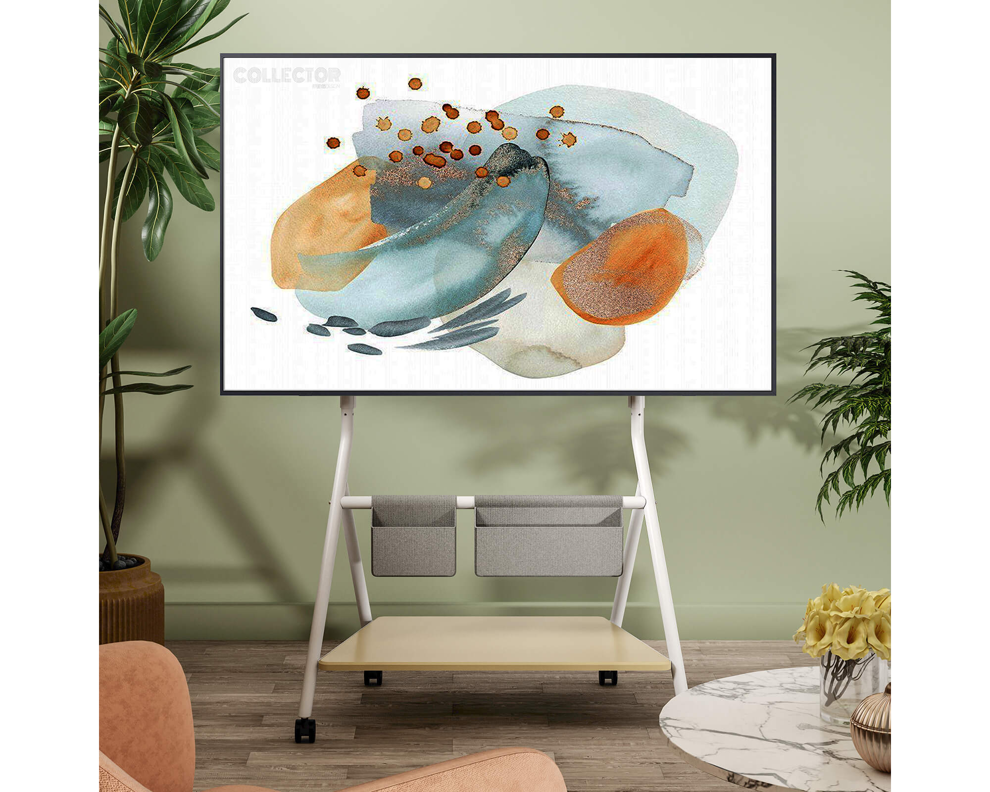 Collector TC78 Support TV à Roulettes