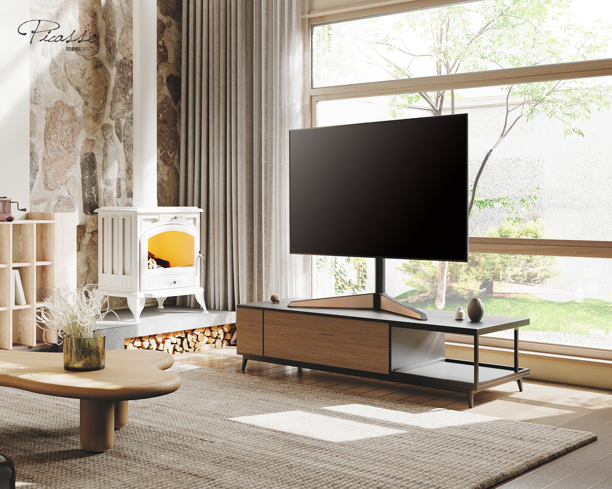 Picasso TT78 Tabletop TV Stand