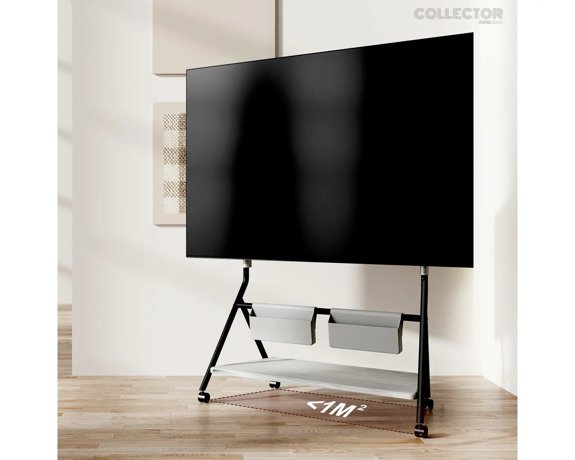 Collector TC88 Supporto tv da terra con ruote