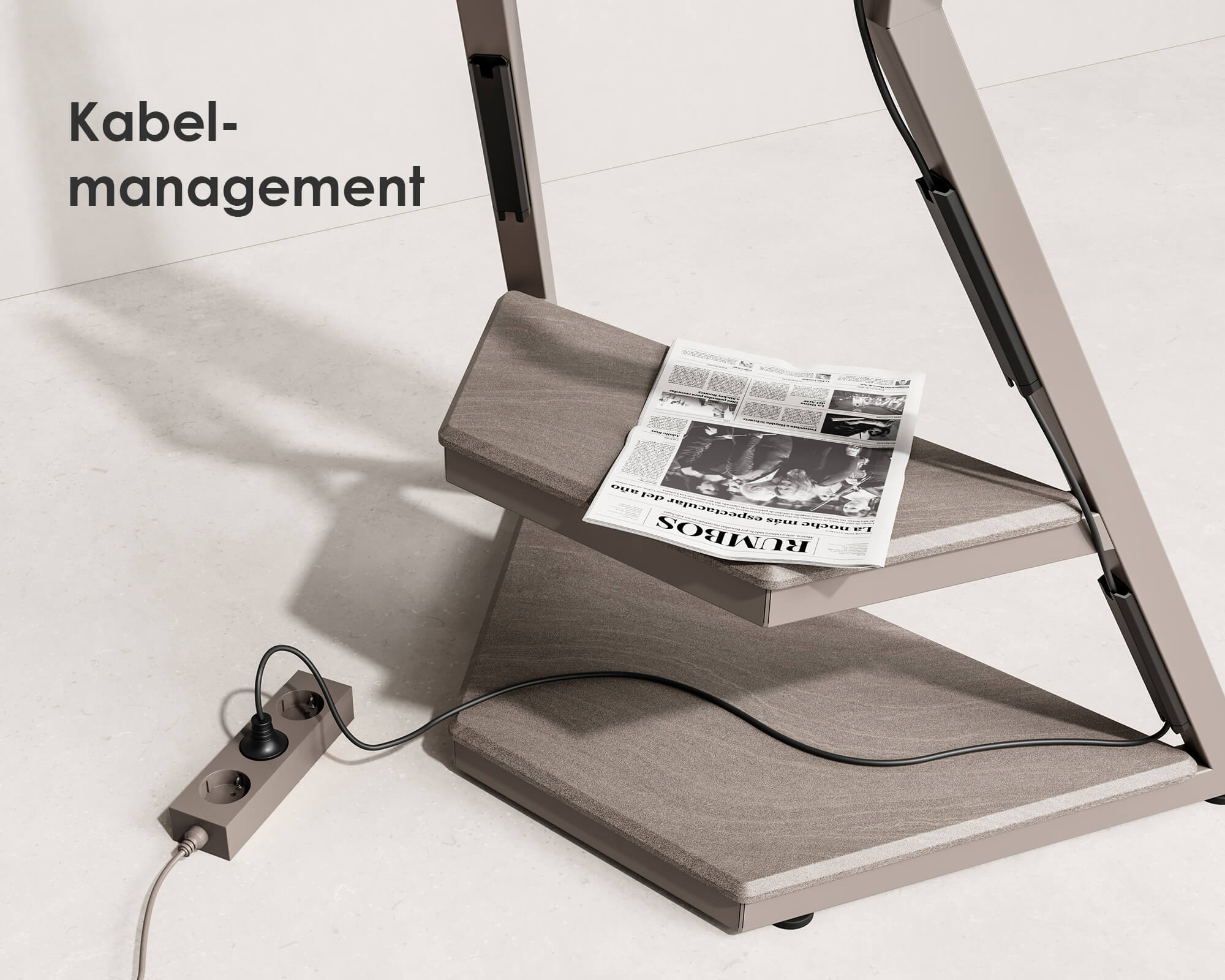 Eiffel FT65 Supporto tv da terra con ruote