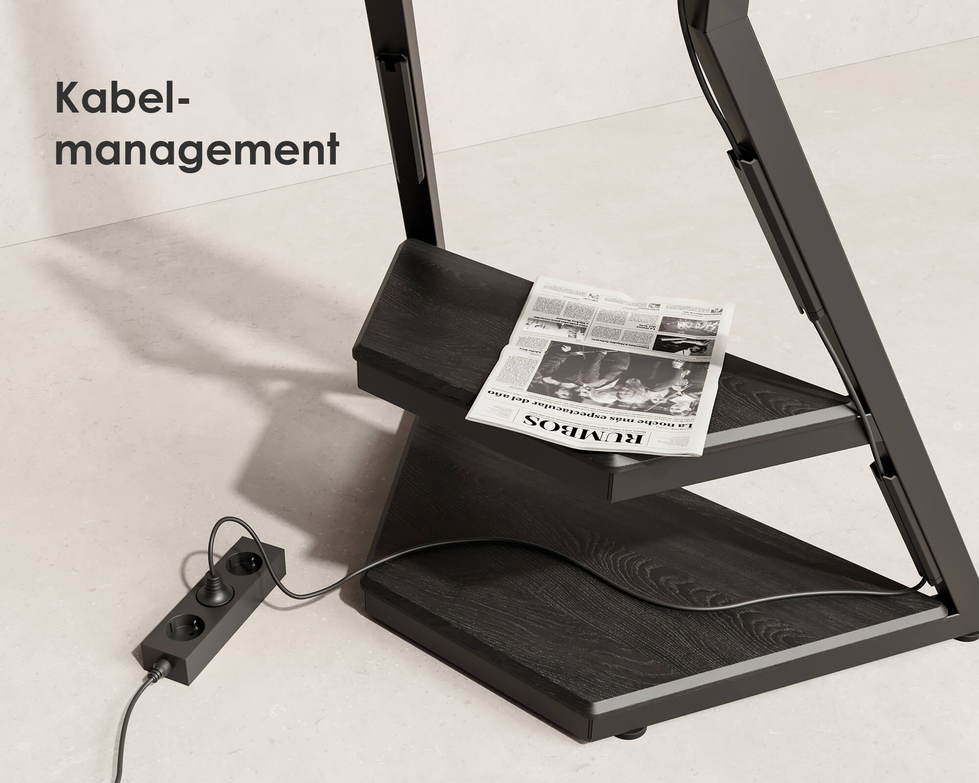 Eiffel TV Ständer mit Ambientebeleuchtung