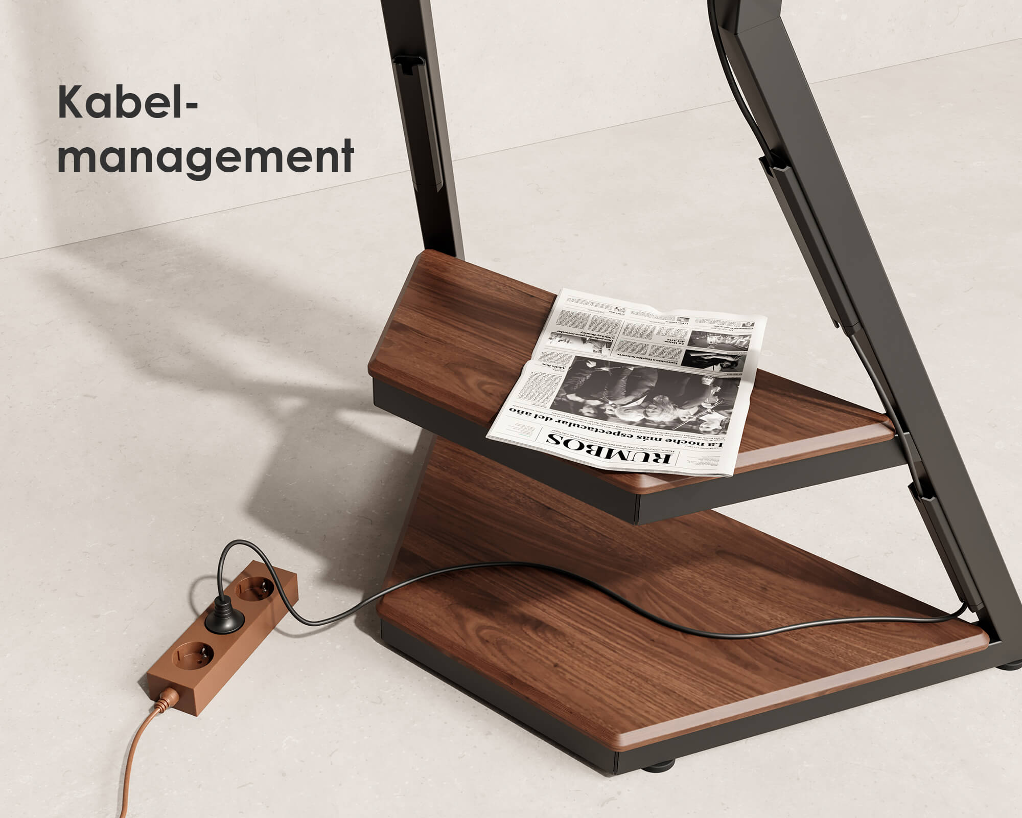 Eiffel FT65 Supporto tv da terra con ruote