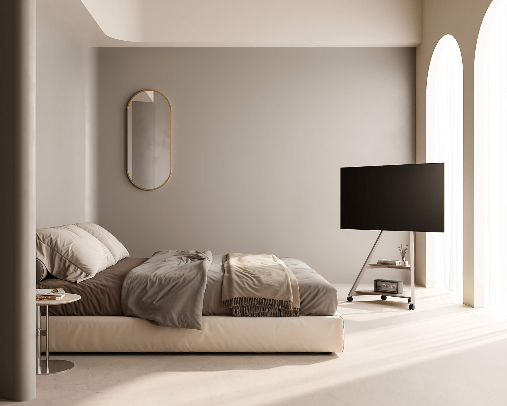 Eiffel FT65 Supporto tv da terra con ruote