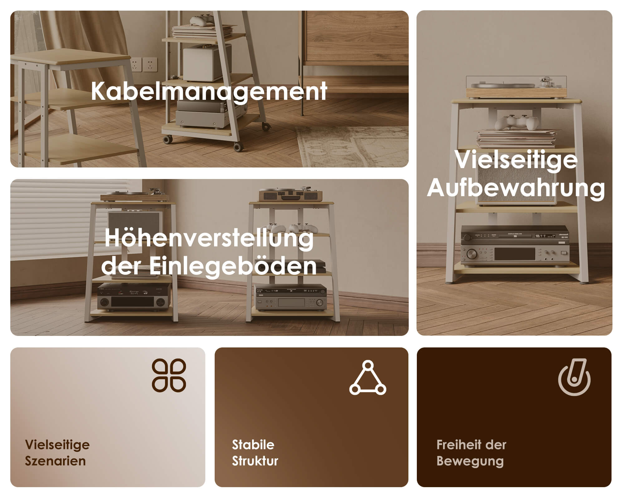 Eiffel AS07 HIFI Rack