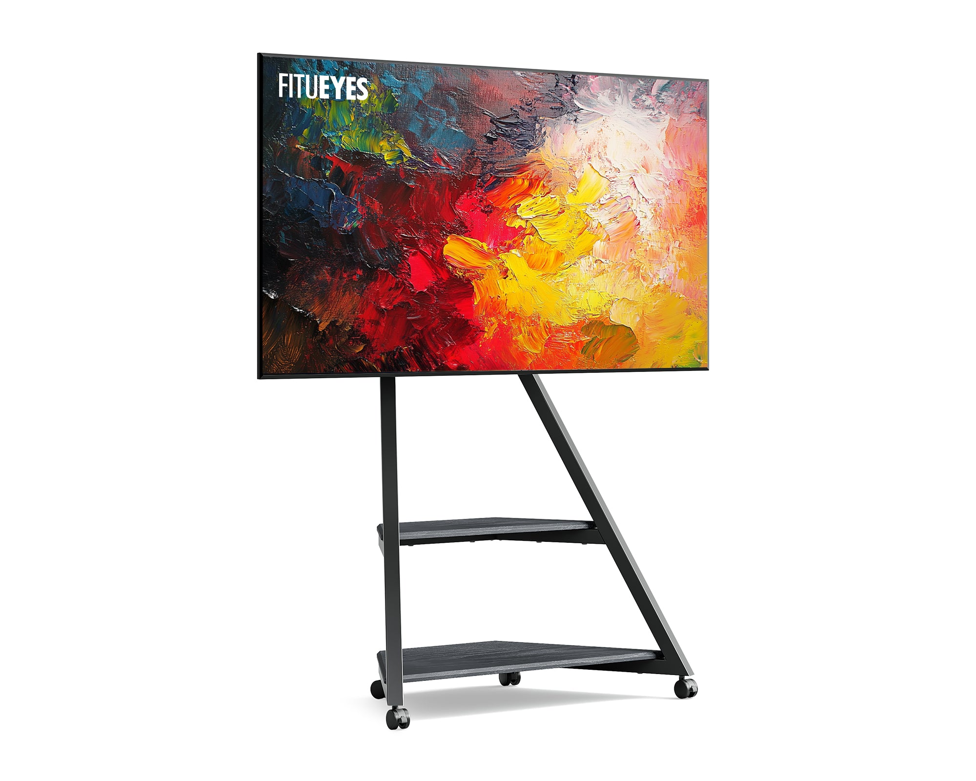 FITUEYES TV stand Eiffel for 43-75 inches