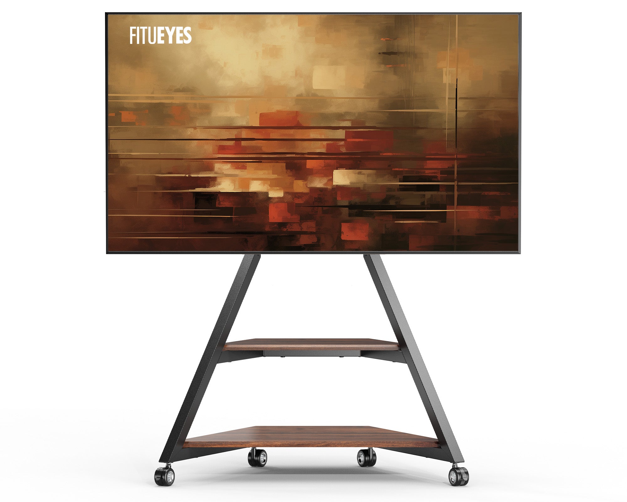 TV stand on wheels for 55 to 88 inch TVs