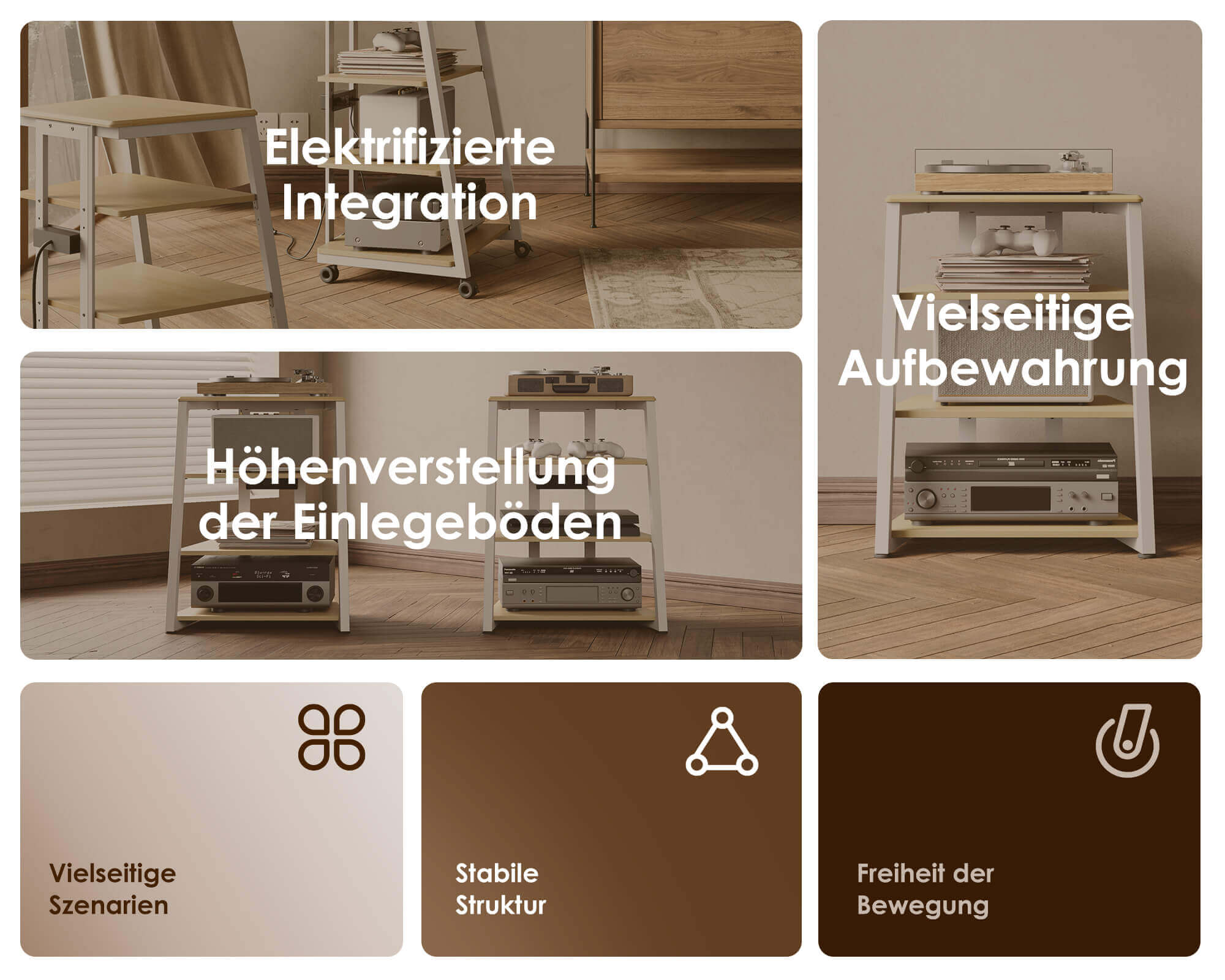 Eiffel V2 AS06 LED Mobile HIFI con presa