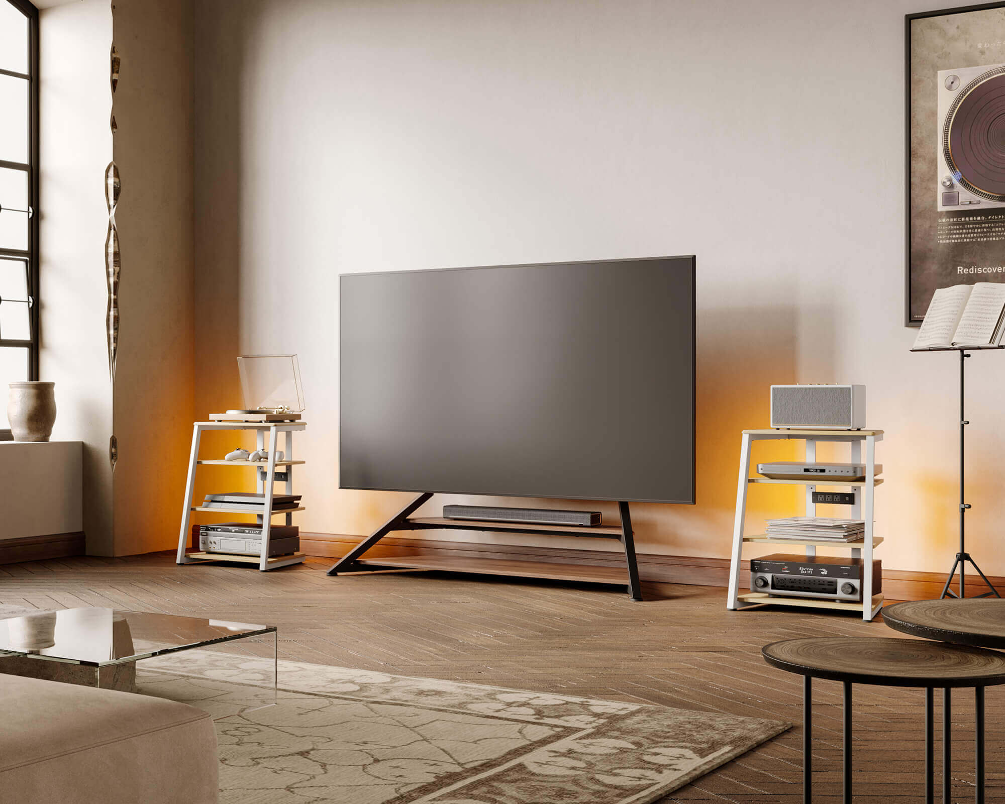 Eiffel V2 AS06 LED Mobile HIFI con presa