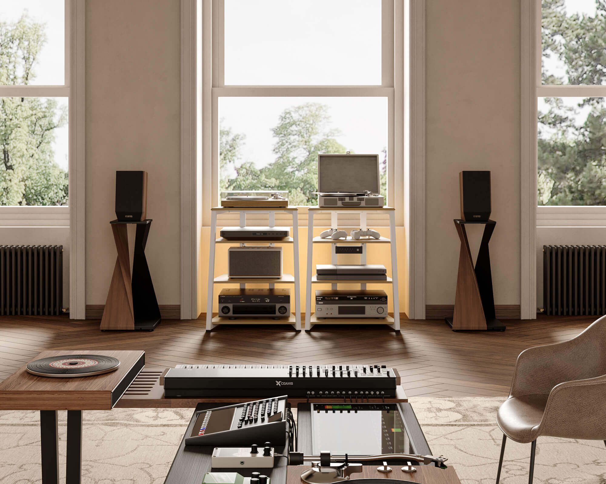 Eiffel V2 AS06 LED Mobile HIFI con presa