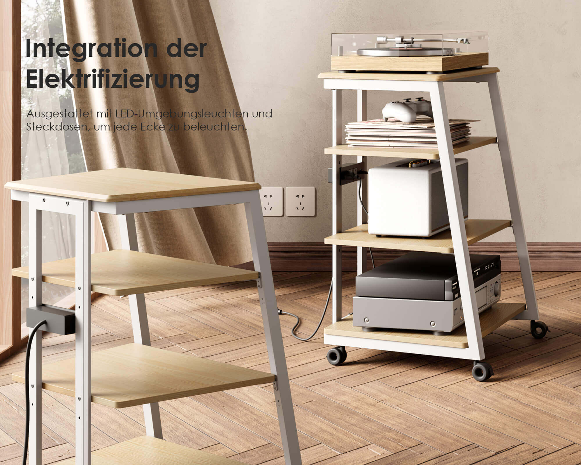 Eiffel V2 AS06 LED Mobile HIFI con presa