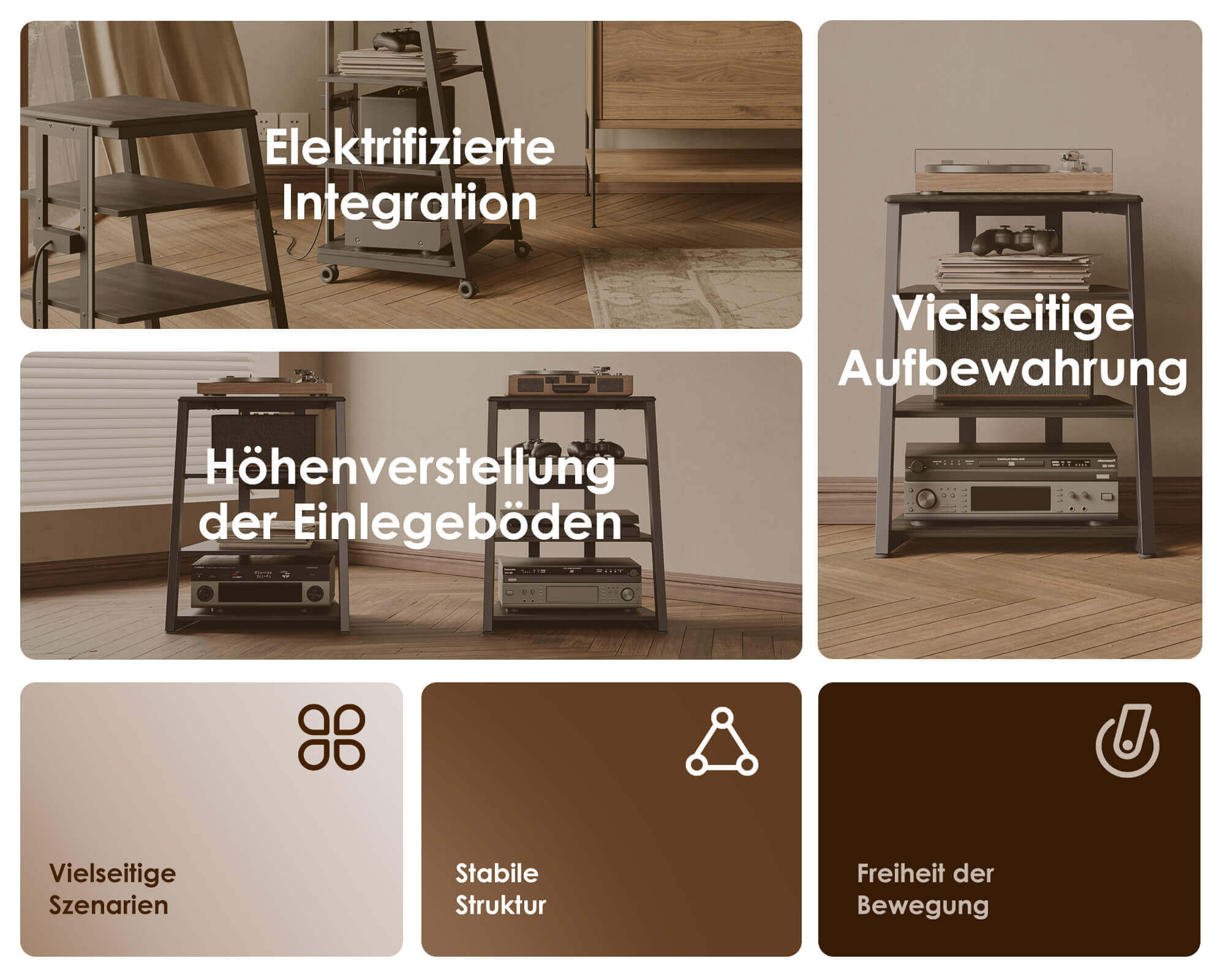 Eiffel V2 AS06 LED Mobile HIFI con presa