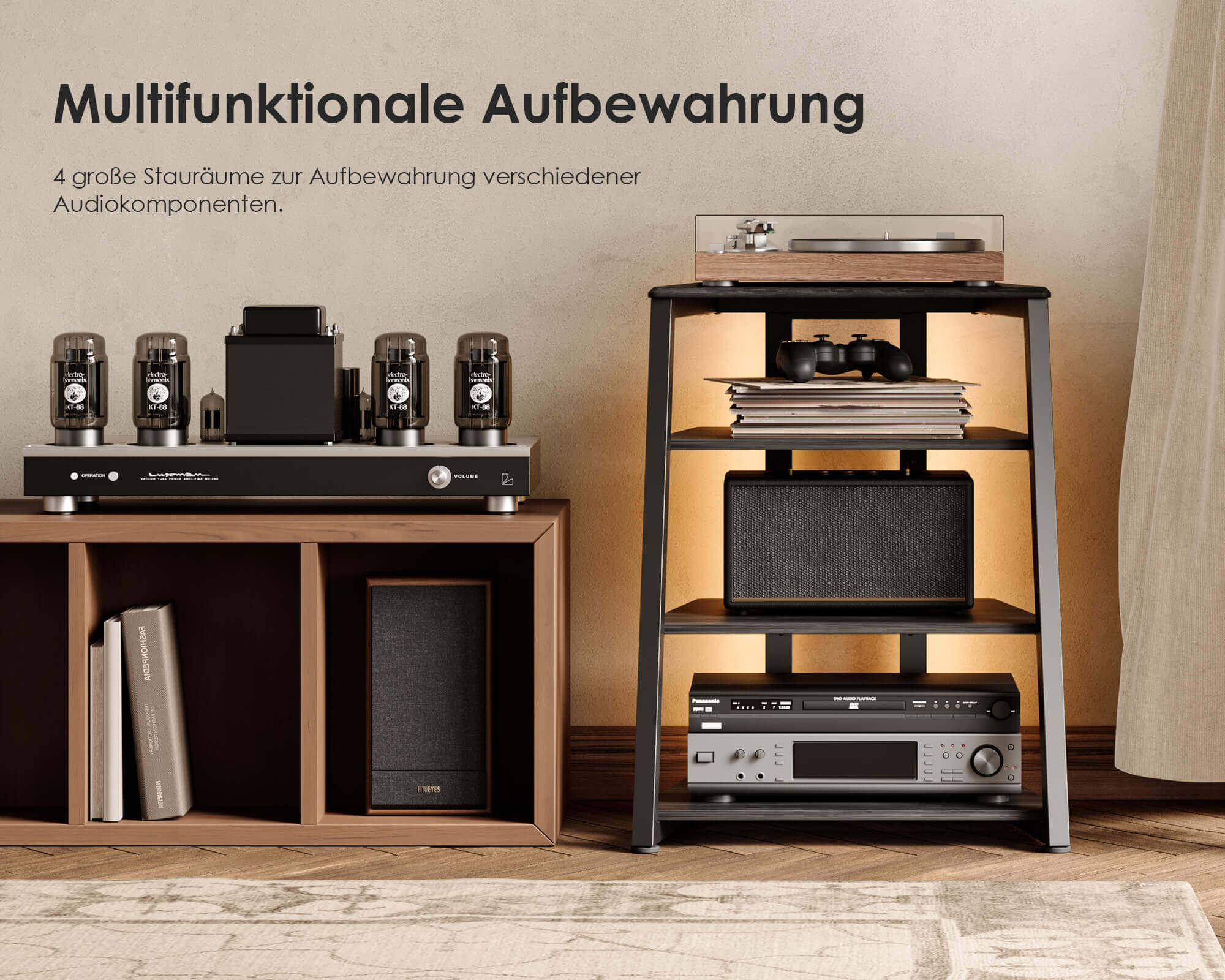 Eiffel V2 AS06 LED Mobile HIFI con presa