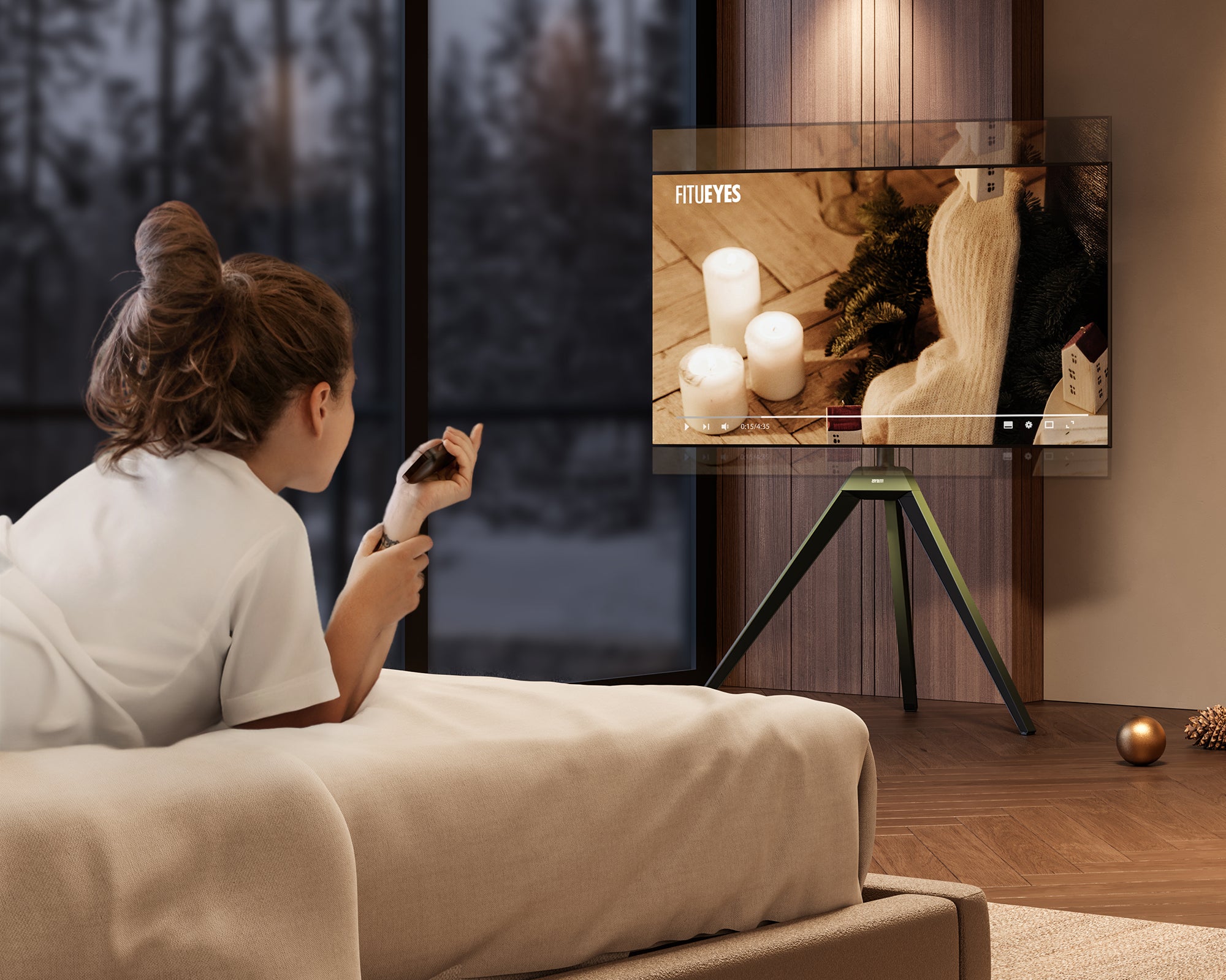 Picasso FT65 TV-standaard Speciale Kersteditie