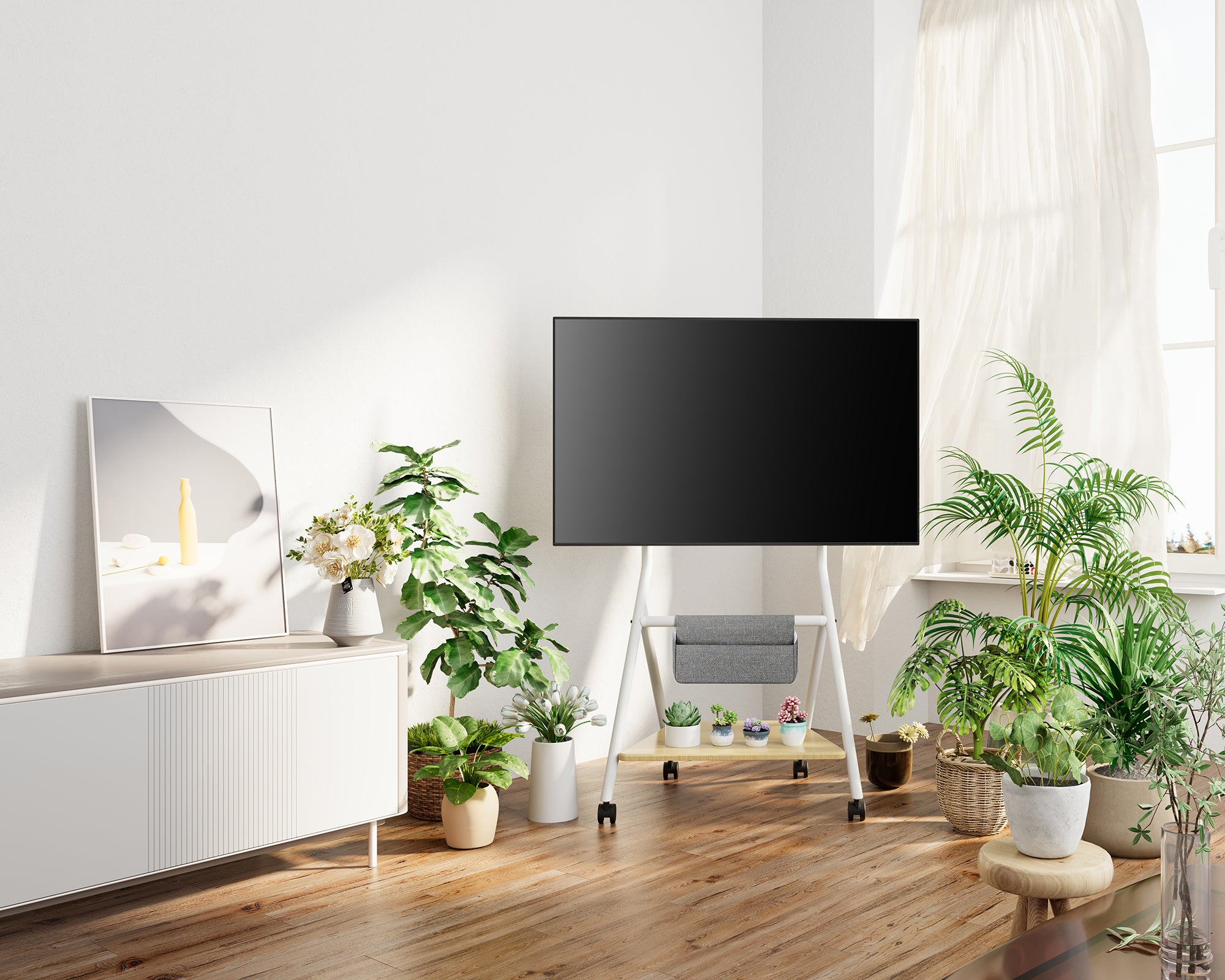 Collector TC65 Support TV à Roulettes