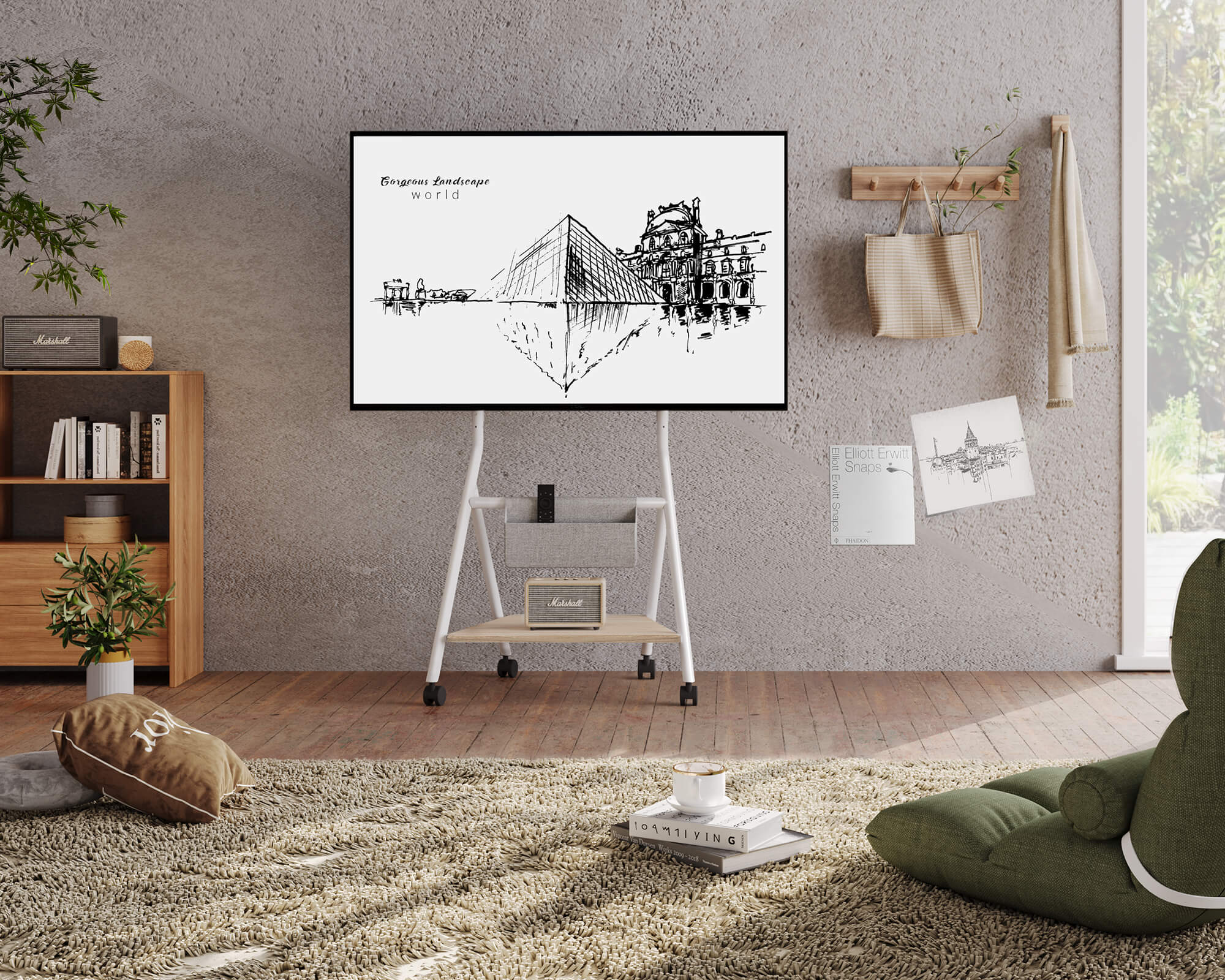 Collector TC65 TV-Ständer mit Rollen