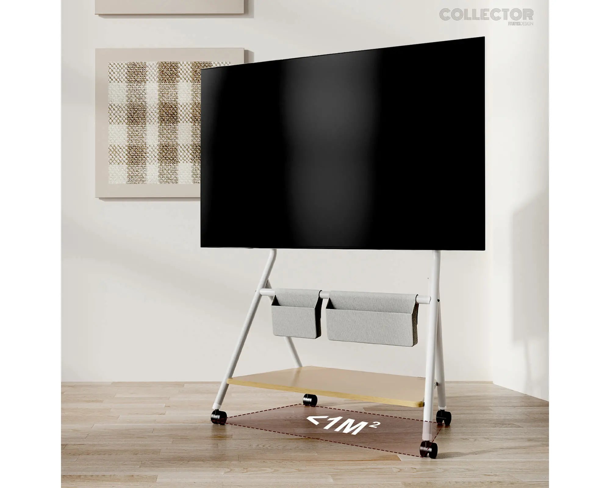 Collector TC78 Supporto tv da terra con ruote