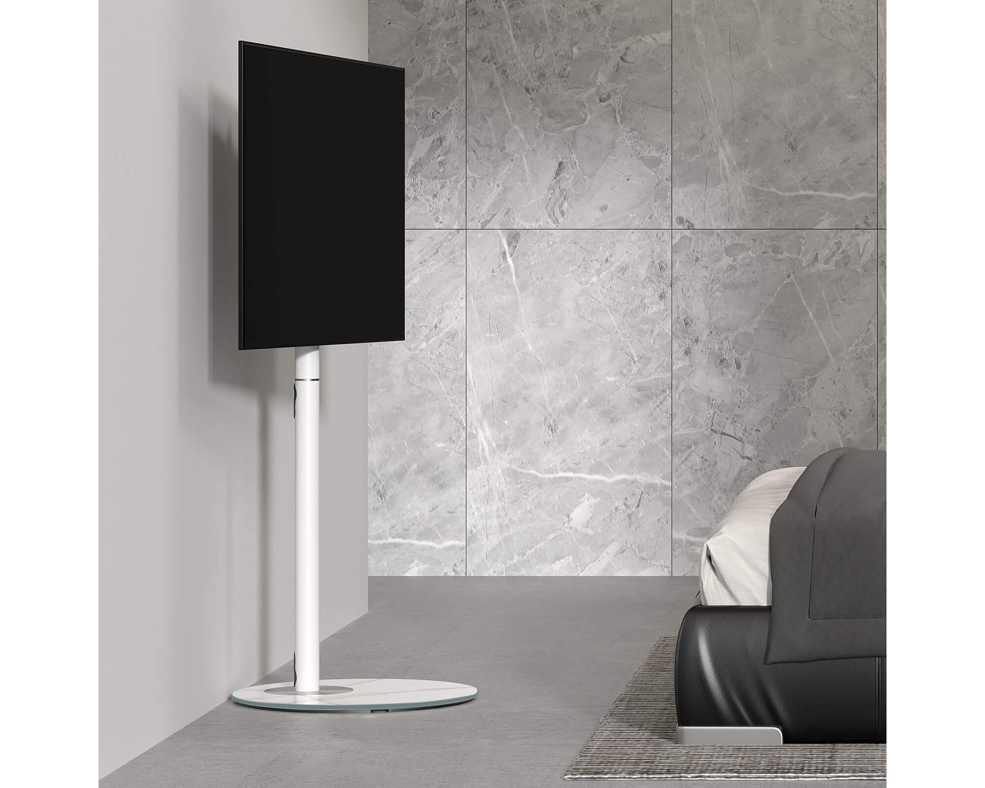 Solider fernseh standfuß