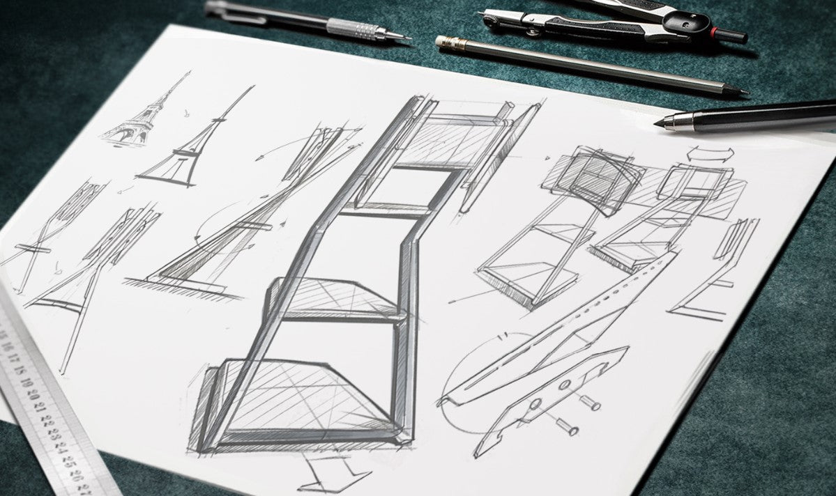 fernseher standfuß-Eiffel design