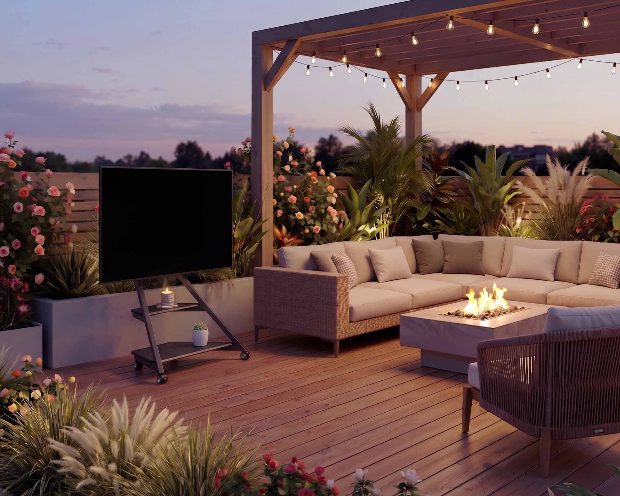 Outdoor TV Stand Eiffel Series