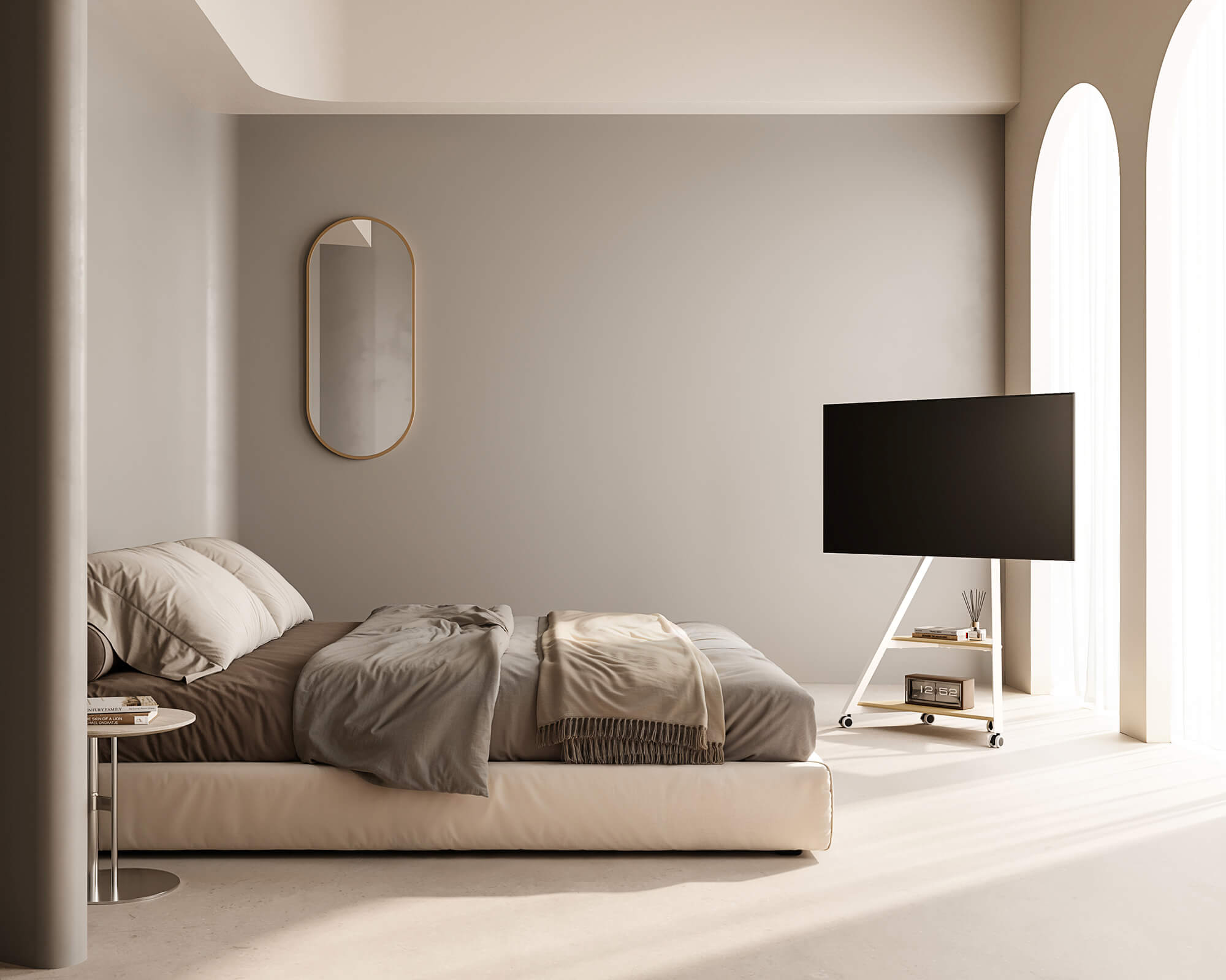 Eiffel FT65 Supporto tv da terra con ruote