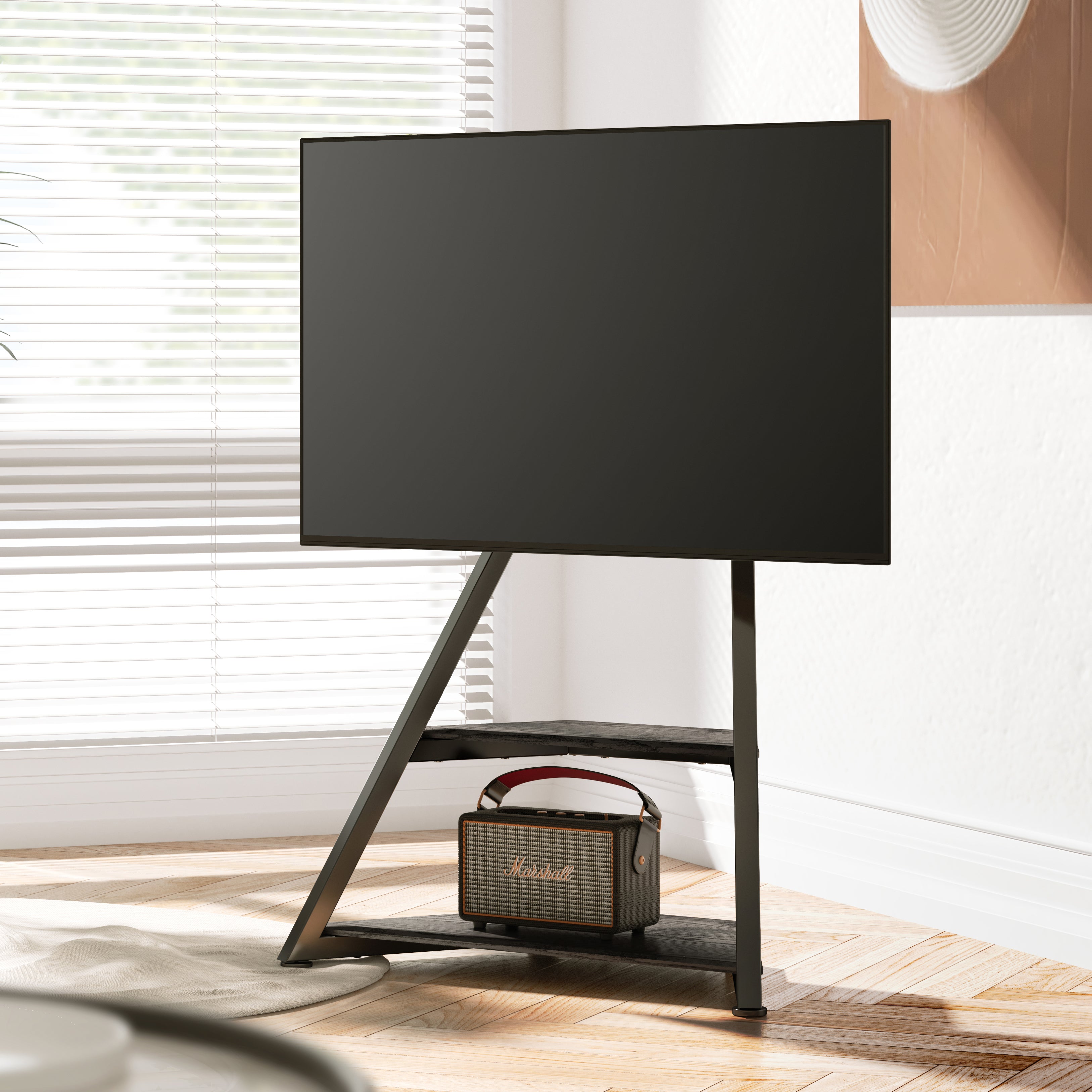 fernseher ständer-schwarz-für 43-75 Zoll