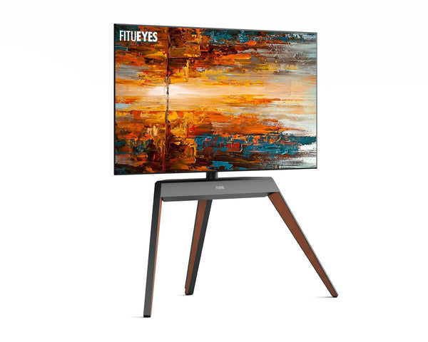 stable beech wood legs and aluminum frame of the Picasso FT78 TV stand