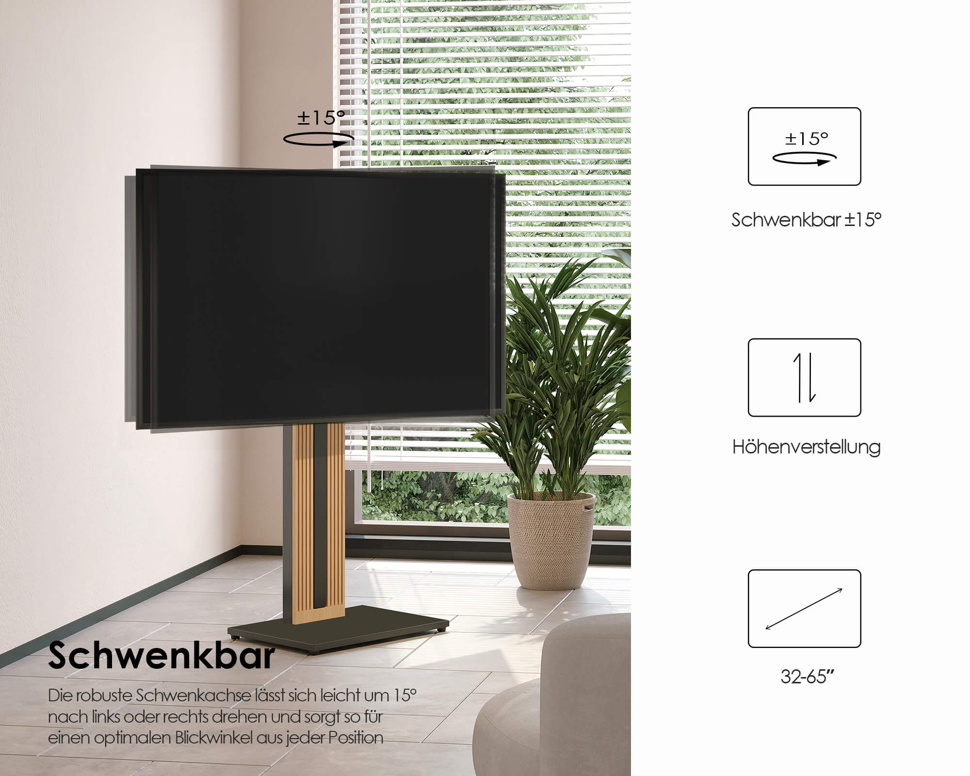 Zen FT65 Supporto da terra per tv